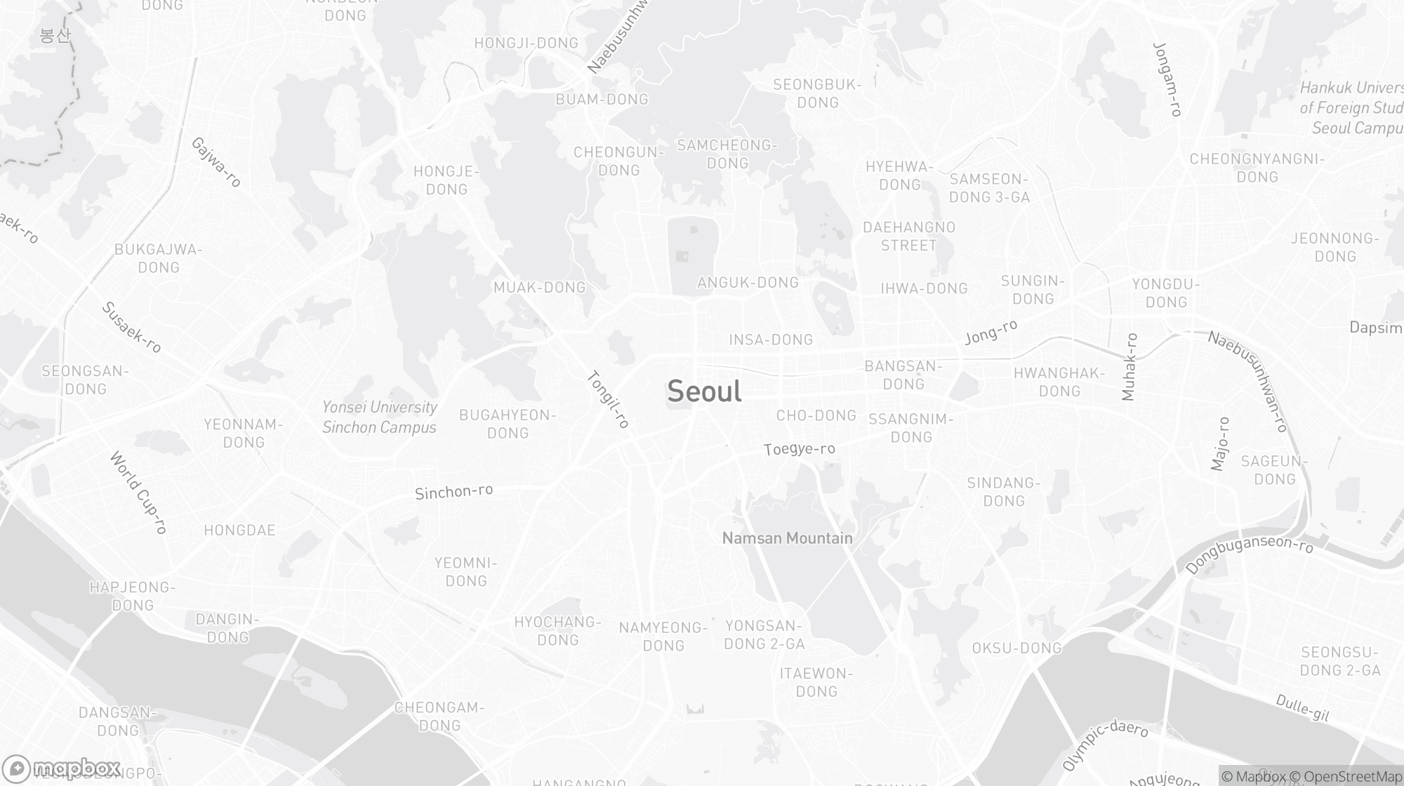 Seoul map